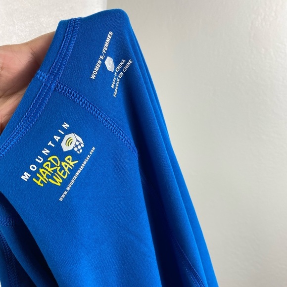 Mountain Hardwear Blue Outdoor knee Length 3/4 Sleeve Stretchy Dress sz Small - Picture 4 of 11